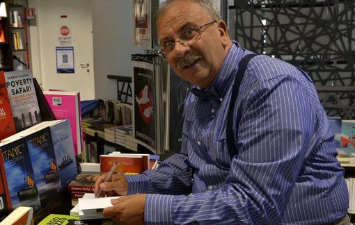 Lo storico Claudio Bossi, esperto della storia del Titanic Lo storico Claudio Bossi, esperto della storia del Titanic