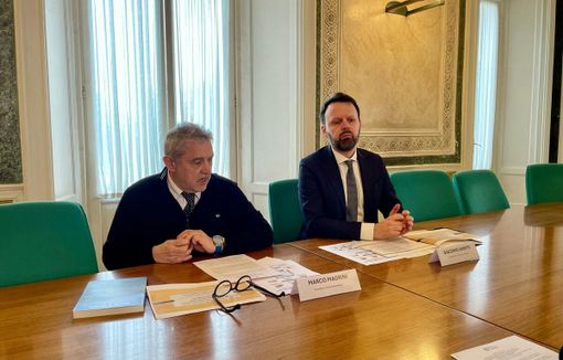 Il presidente Marco Magrini e il suo vice Giacomo Iametti