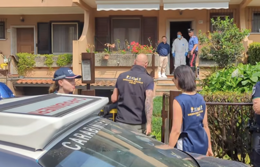 La villetta dove è avvenuto l'omicidio (foto tratta da video de ilSaronno.it) La villetta dove è avvenuto l'omicidio (foto tratta da video de ilSaronno.it)