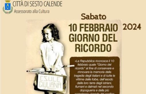 Il Giorno del Ricordo a Sesto Calende onora le vittime della tragedia delle Foibe Il Giorno del Ricordo a Sesto Calende onora le vittime della tragedia delle Foibe