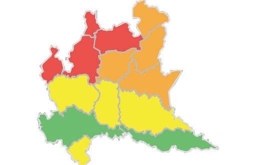 FLASH. Allerta rossa della protezione civile per il nord della nostra provincia fino alle 14 di domani. «A Luino spostamenti solo se necessari»