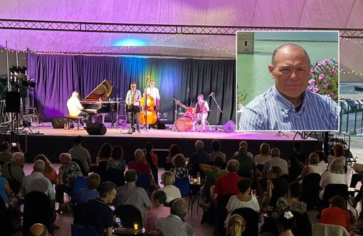 La serata inaugurale del jazz festival 2025, nel riquadro Omar Zin La serata inaugurale del jazz festival 2025, nel riquadro Omar Zin