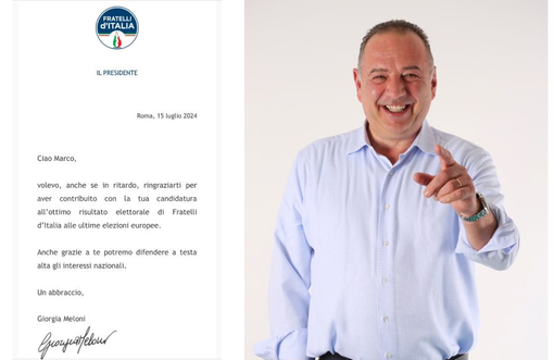 C’è posta per Colombo. Meloni scrive al sindaco di Daverio: «Grazie per aver contribuito al risultato di FdI» C’è posta per Colombo. Meloni scrive al sindaco di Daverio: «Grazie per aver contribuito al risultato di FdI»