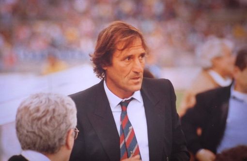 Giovanni Galeone nella foto postata dal Pescara Calcio per ricordarlo (www.pescaracalcio.com)