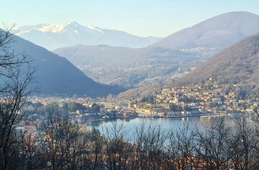 Il balcone panoramico della località di Ardena, sede di arrivo della cronoscalata