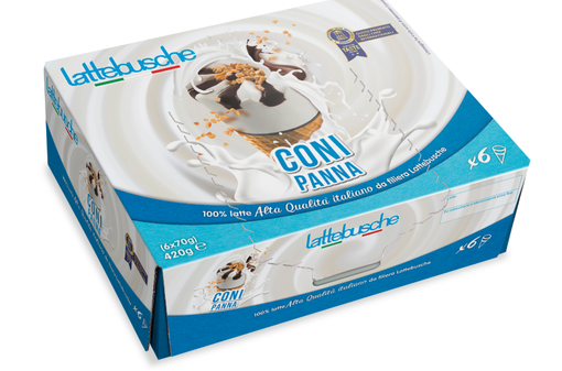 Il cono panna Lattebusche con il Superior Taste Award