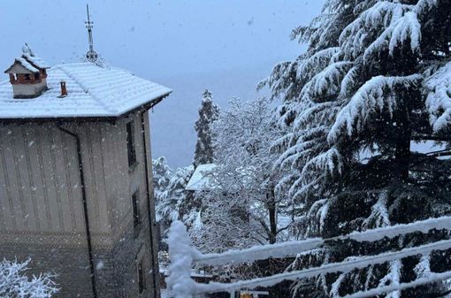 Nevicata al Sacro Monte di Varese
