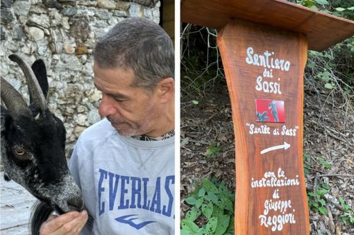 Il "Sentiero dei Sassi" diventa un'opera d'arte per la mente e per gli occhi: «Da qui si gode tutta la bellezza del Lago Maggiore»