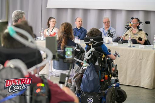Un momento della presentazione del progetto WheelchairGP (foto Jessica Malnati)