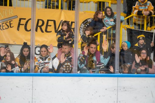 Anche stasera il popolo giallonero spingerà il Varese al Cotta Morandini di Torre Pellice (foto Alessandro Umberto Galbiati)