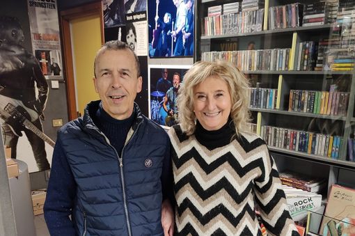 Marco e Antonella titolari del Musical Box di Besozzo