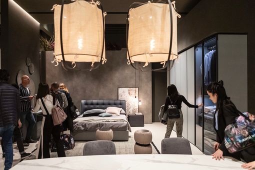 Il Salone del Mobile di Milano nel 2019: è atteso a settembre 2021 ora (foto del Salone del Mobile)