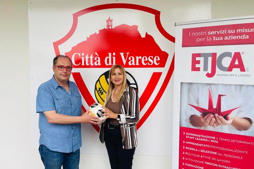 In allegato la foto del presidente Stefano Amirante con Lia Amore, Area Manager Lombardia Ovest di Etjca