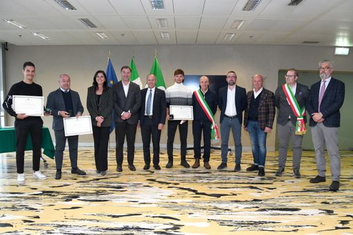 Impresa sulla Marmolada: il “Puma” Covi premiato in Regione Lombardia per meriti sportivi