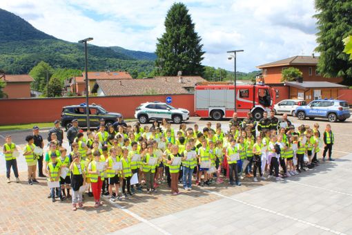Oggi a Cuveglio l'ultima tappa del progetto "Pedala, Pedala ... in Sicurezza"