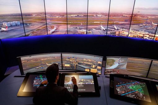 Un monitor a Heathrow Un monitor a Heathrow