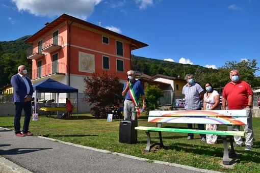 Inaugurato stamattina a Cremenaga il "Giardino dei sogni" dedicato ai bambini vittime di violenze