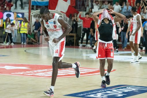 L'esultanza di Gabe Brown (foto di Fabio Averna)