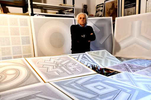 “Giovanni La Rosa. Grammatica del segno” a Villa Mirabello