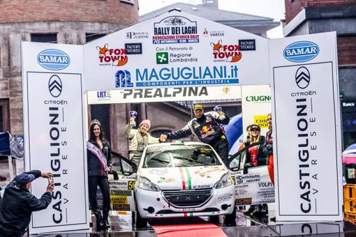 Luca Laiola e la sua navigatrice Alessandra Calori