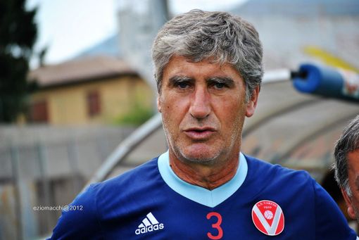 Ermes Berton nel suo amato Franco Ossola (foto Ezio Macchi)