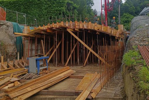 Nuovo ponte di via San Vito a Luvinate, iniziati i lavori di getto della soletta di copertura