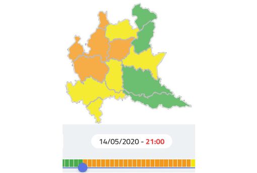 Temporali forti da questa sera su tutto il nostro territorio: nuova allerta arancione e accumuli di pioggia anche di 100 millimetri