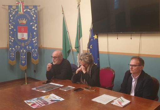 Da sinistra: Nicola Abalsamo, Chiara Colombo e Claudio Marelli