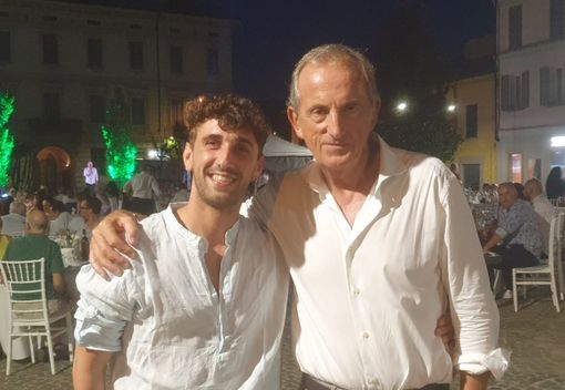 Marco Palamone (a sinistra) con il sindaco Emanuele Antonelli Marco Palamone (a sinistra) con il sindaco Emanuele Antonelli