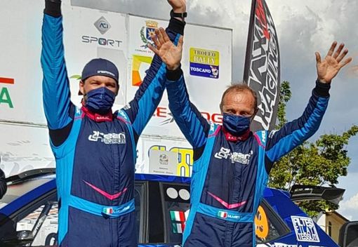 Mauro Miele (a destra) e Luca Beltrame sul gradino più alto del podio