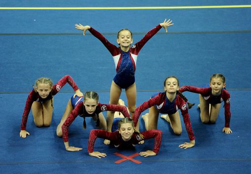 Le atlete della Ginnastica Artistica di Gavirate del Csi