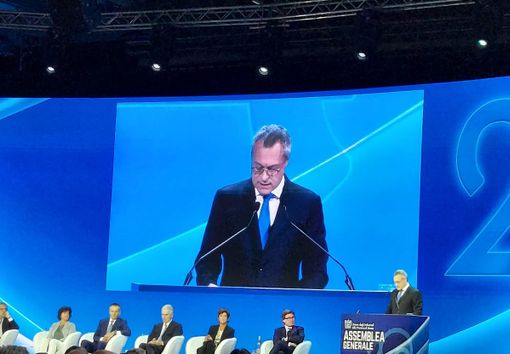VIDEO. Il presidente di Confindustria Bonomi all'assemblea di Univa: «Senza industria non c'è l'Italia»