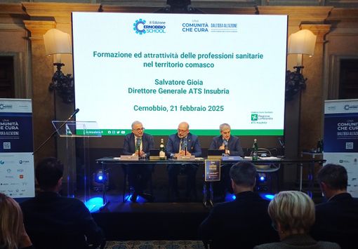 Anche ATS Insubria partecipa alla Cernobbio School 2025, la tre giorni organizzata da Motore Sanità per condividere le buone pratiche della “Comunità che cura” Anche ATS Insubria partecipa alla Cernobbio School 2025, la tre giorni organizzata da Motore Sanità per condividere le buone pratiche della “Comunità che cura”