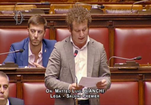 Il deputato leghista Matteo Bianchi