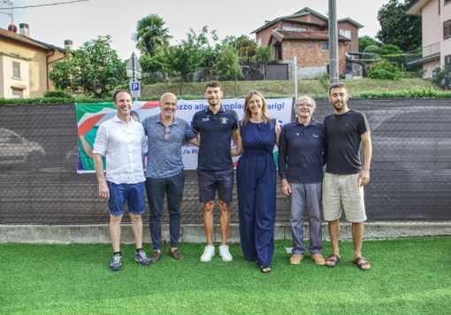 Le immagini della festa di saluto dei besozzesi a Gabriel Soares (foto di Giorgio Cassinari)