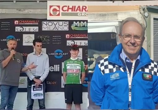 Le premiazioni dello scorso anno e a lato Pierangelo