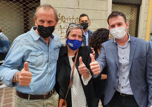 Da sinistra, Antonelli, Reguzzoni e Cecchetti Da sinistra, Antonelli, Reguzzoni e Cecchetti