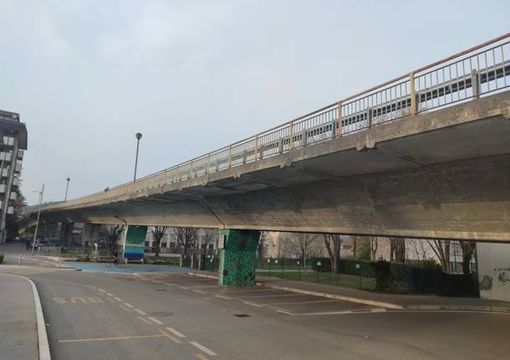 Il cavalcavia Marchetti a Sesto Calende