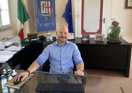 Il sindaco Marco Baroffio durante il consiglio comunale