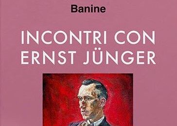 Dettaglio della copertina di "Incontri con Ernst Jünger Dettaglio della copertina di "Incontri con Ernst Jünger