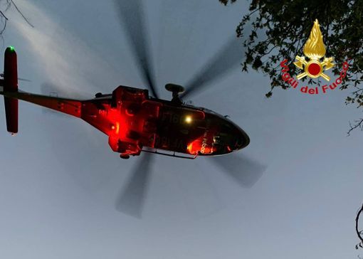 L'elicottero Drago in azione