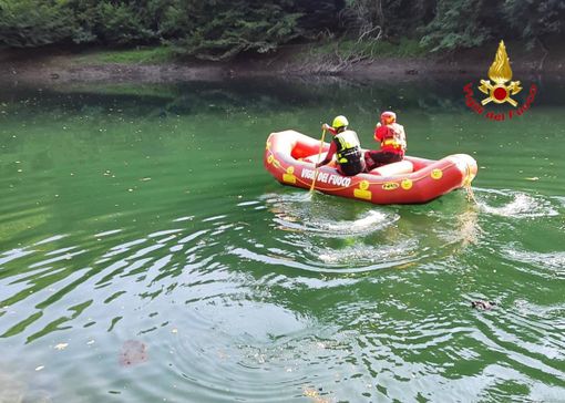 I vigili del fuoco sul posto I vigili del fuoco sul posto