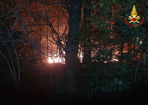 Notte di lavoro nei boschi di Montegrino: l'incendio riprende vigore, spento di nuovo