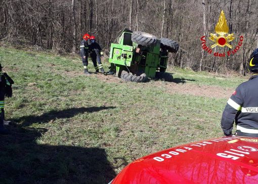 Si ribalta con il trattore, 77enne trasportato in elisoccorso all'ospedale Sant'Anna di Como Si ribalta con il trattore, 77enne trasportato in elisoccorso all'ospedale Sant'Anna di Como
