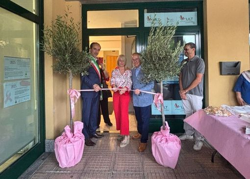L'inaugurazione dell'ambulatorio Lilt di Mombello di Laveno