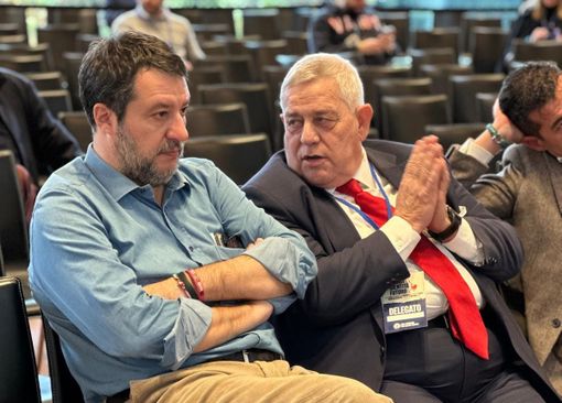 La foto pubblicata da Matteo Salvini sui social che lo ritrae assieme ad Edoardo Favaron