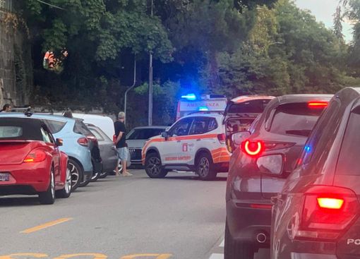 I soccorsi in via Gasparotto