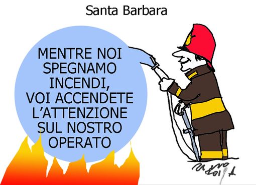 Vigili del fuoco, un grazie speciale