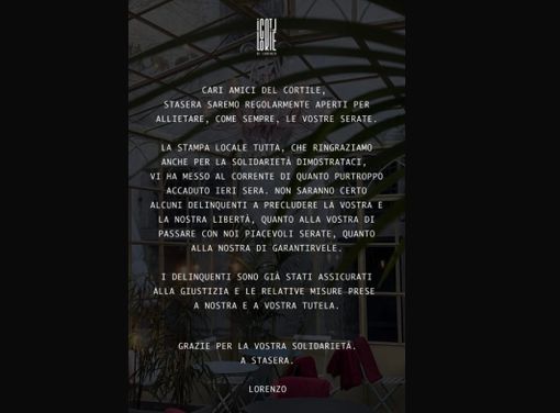 Il messaggio de Il Cortile di Lorenzo