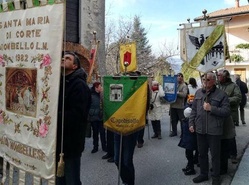 Un'immagine del Palio di Mombello del 2018 (foto dalla pagina Facebook del Palio Santa Maria di Corte)